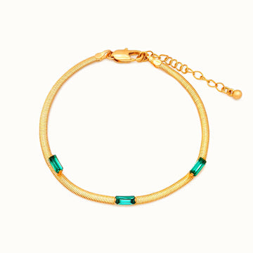 18K Gold Plated Sands Of Time Serpent Bracelet