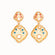 18K Gold Plated Shell Pearl Earrings