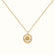 18K Gold Plated Roman Star Chart Pendant Necklace