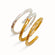 18K Gold Plated Vermeil Springs Ring