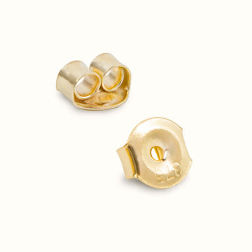 9k Gold Pigeon Egg-Shaped Stud Earrings