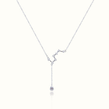 925 Sterling Silver Charles's Wain Pendant Necklace