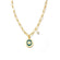 18K Gold Plated Chamomile Lie Pearl Pendant Necklace